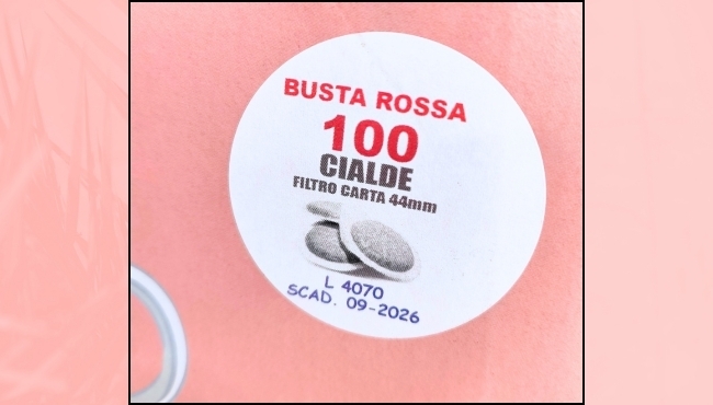 Pink! | 100 cialde di Caff Passion miscela Rosa e Bottiglia di Ros Dolce Santero 958 da 75cl